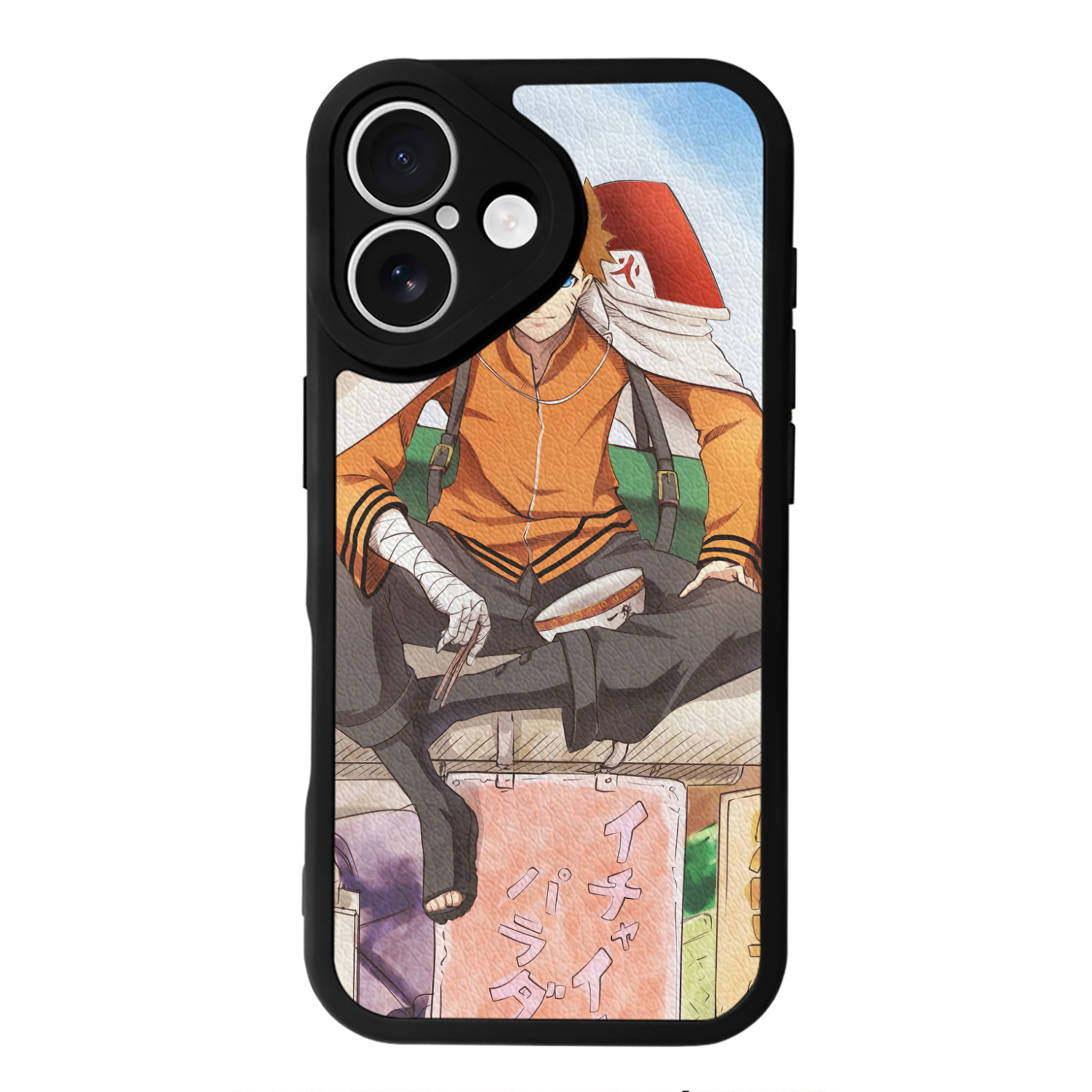 （画像用） NARUTO -ナルト- NARUTO -ナルト- 疾風伝 【iPhone 16シリーズ対応】シリコンスマホケース（レザー調） 材質：シリコン